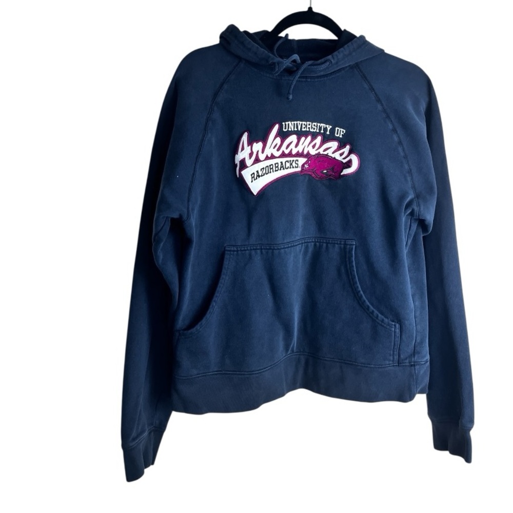 Women's Dark Navy University of Arkansas Hoodie